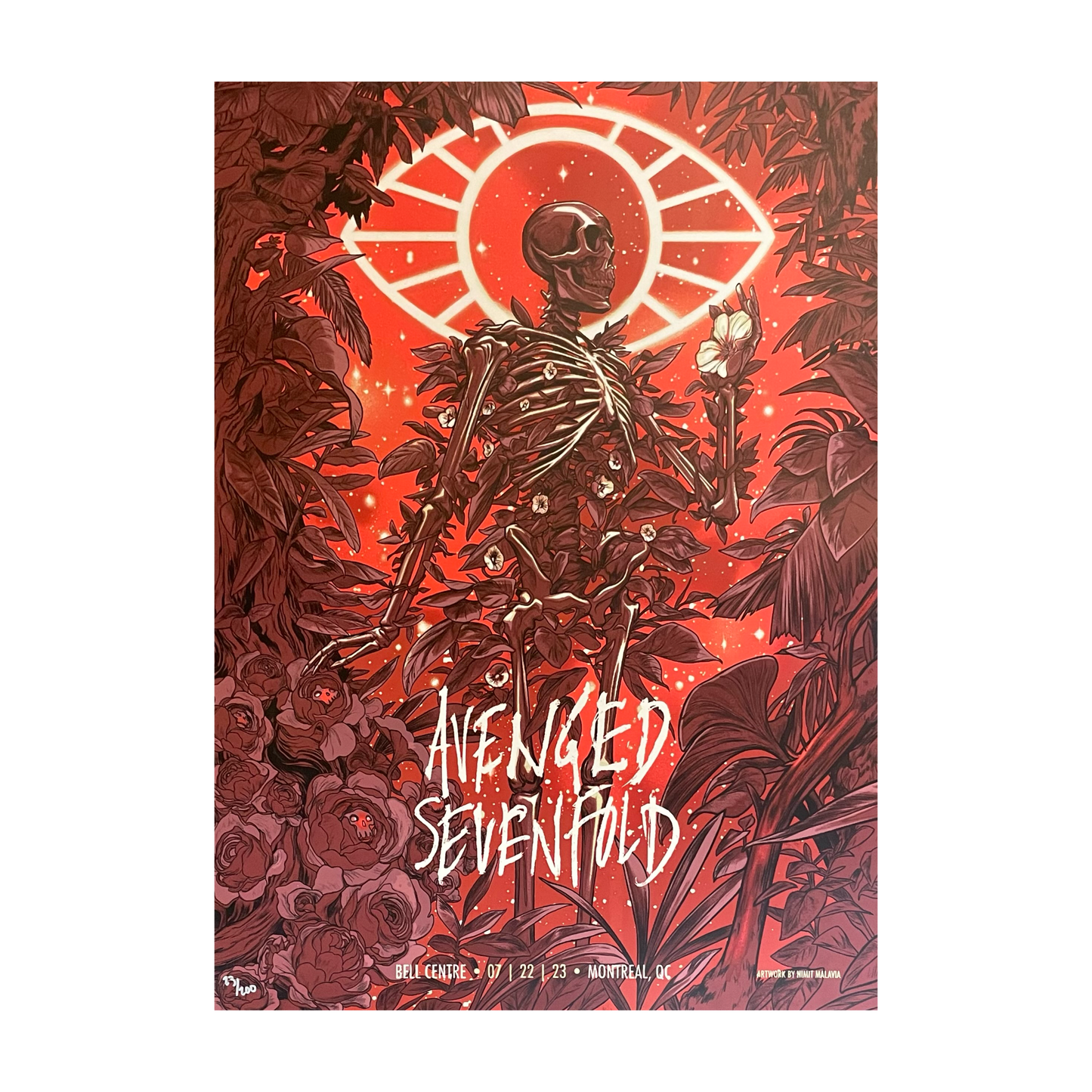 Avenged Sevenfold Montreal Red Variant - Poster