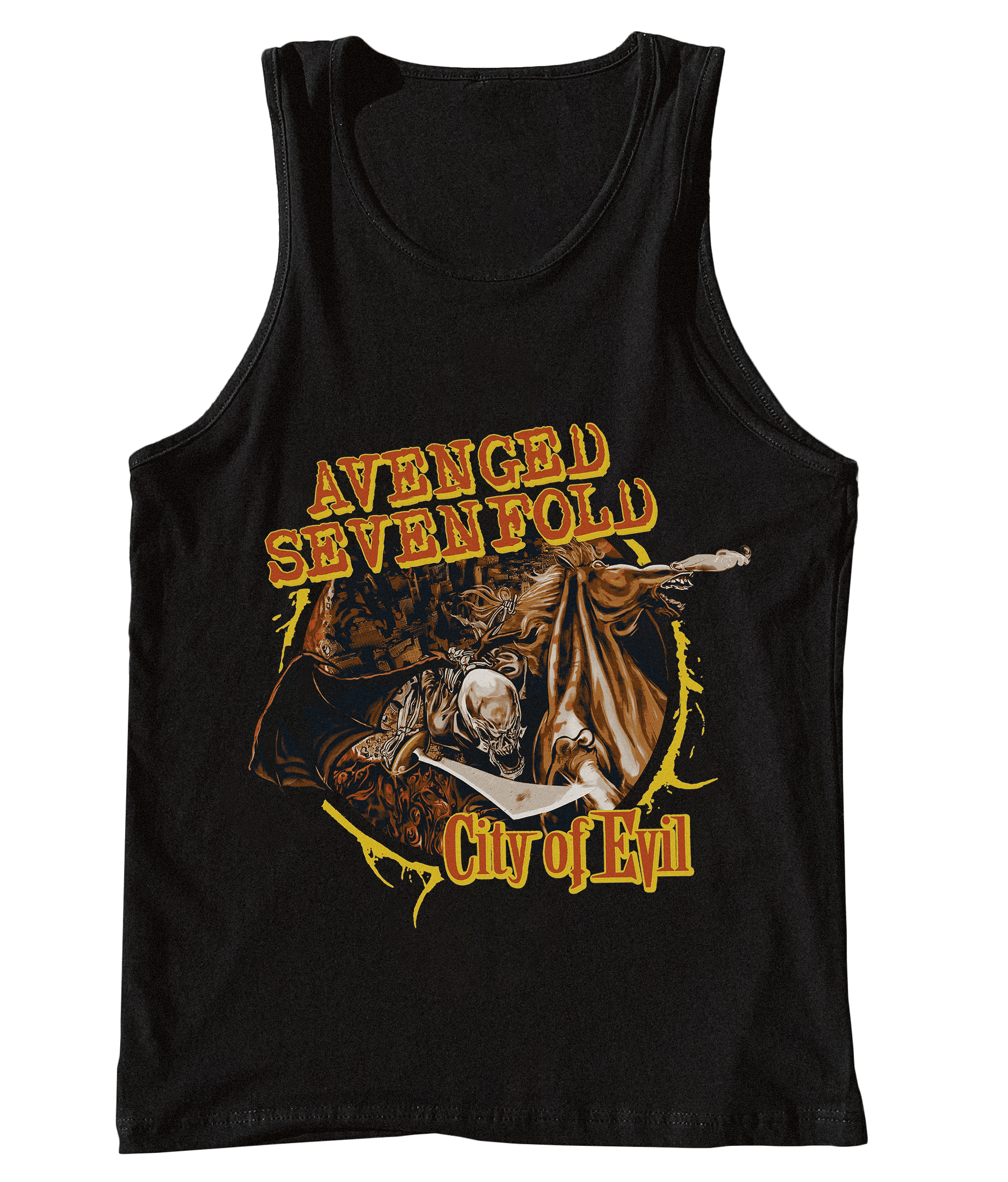 City of Evil - Tank Top (COE 20th Anniversary) – A7X World City of Evil - Tank Top (COE 20th Anniversary) – A7X World