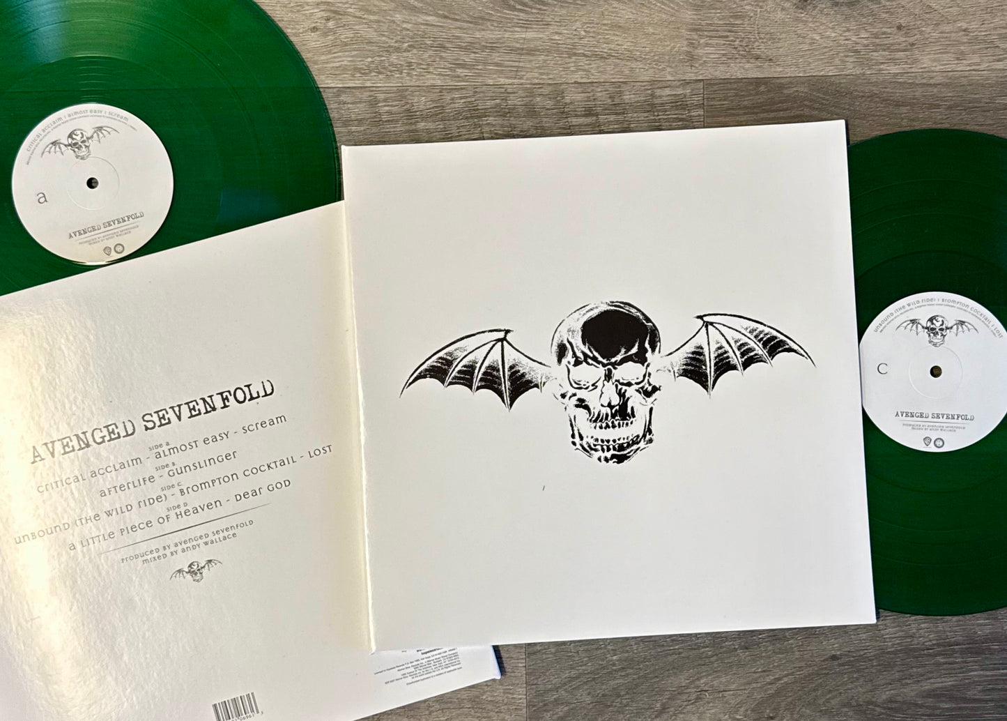 Avenged Sevenfold 'Self Titled' Mint Green - Vinyl Record