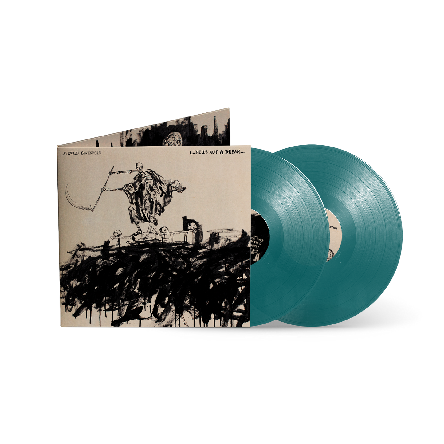 Avenged Sevenfold 'Life Is But A Dream...' Sea Blue - Vinyl Record