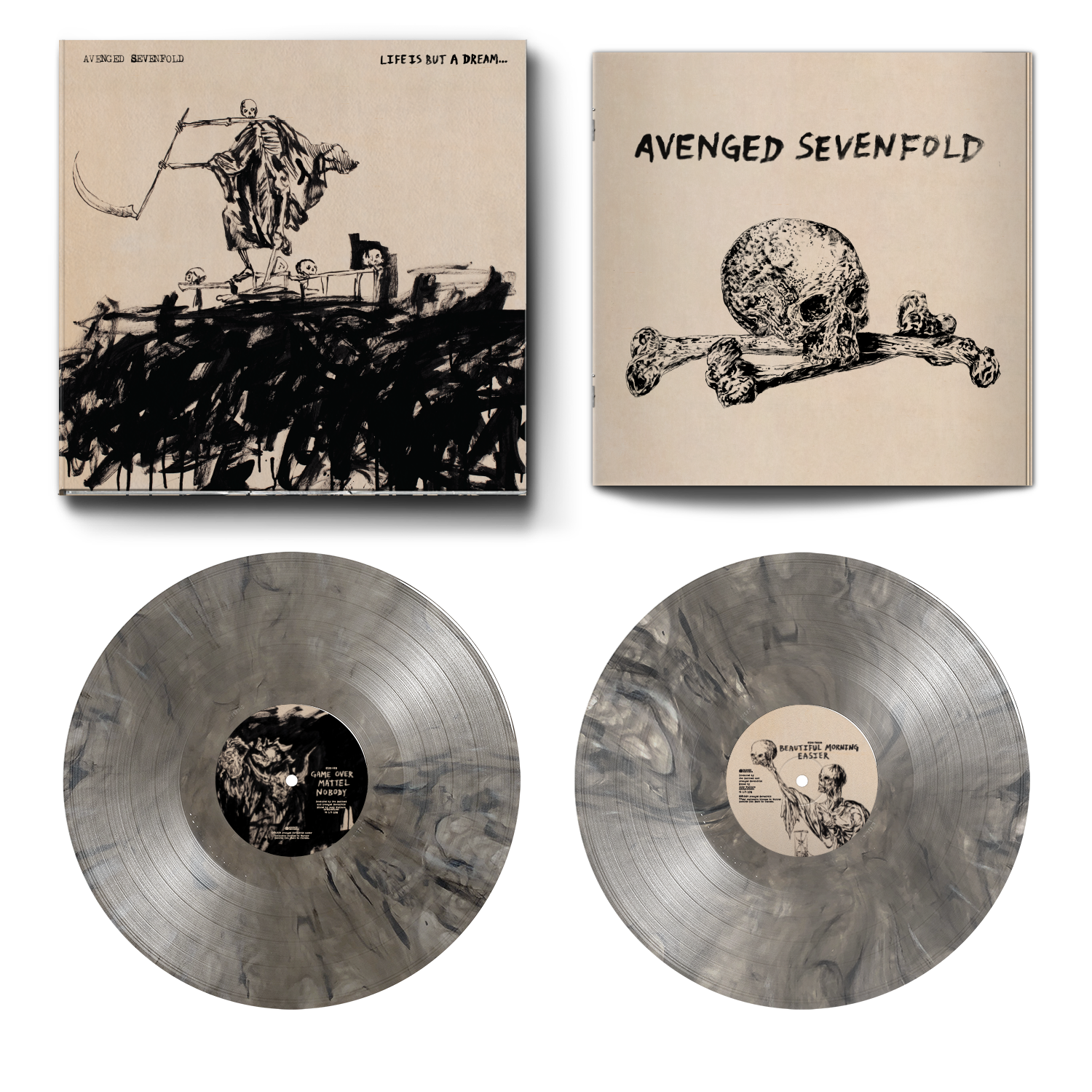 Avenged Sevenfold 'Life Is But A Dream' Deluxe Marble Smoke Avenged Sevenfold 'Life Is But A Dream' Deluxe Marble Smoke