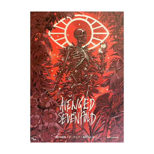 Avenged Sevenfold Montreal Red Variant - Poster