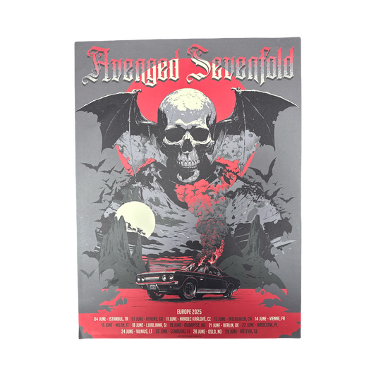 Avenged Sevenfold Europe Red Variant - Poster