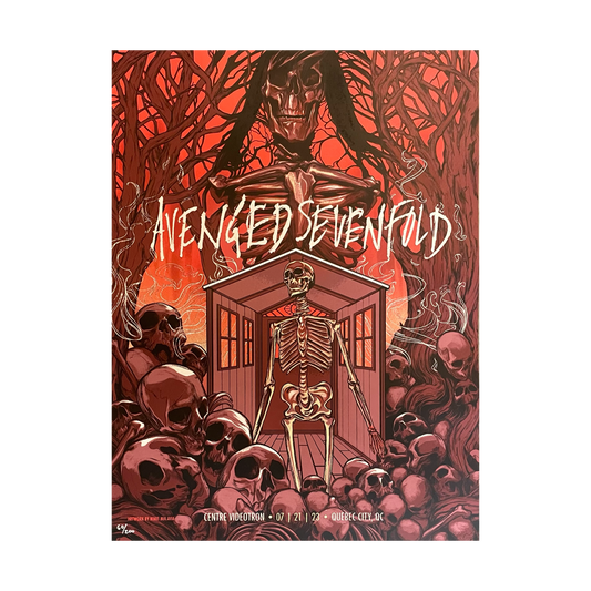 Avenged Sevenfold Quebec Red Variant - Poster