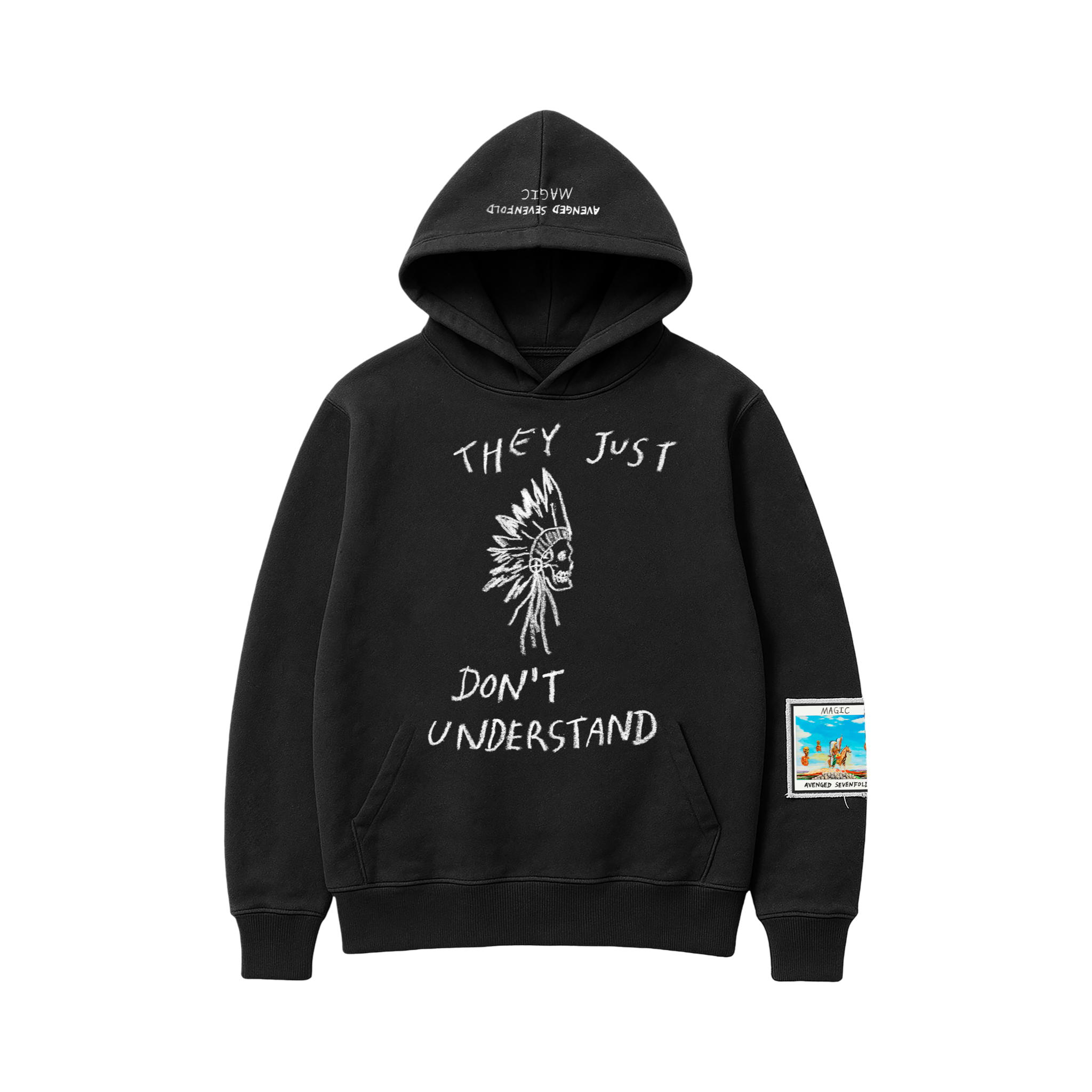 Magic - Black Heavyweight Hooded Pullover – A7X World