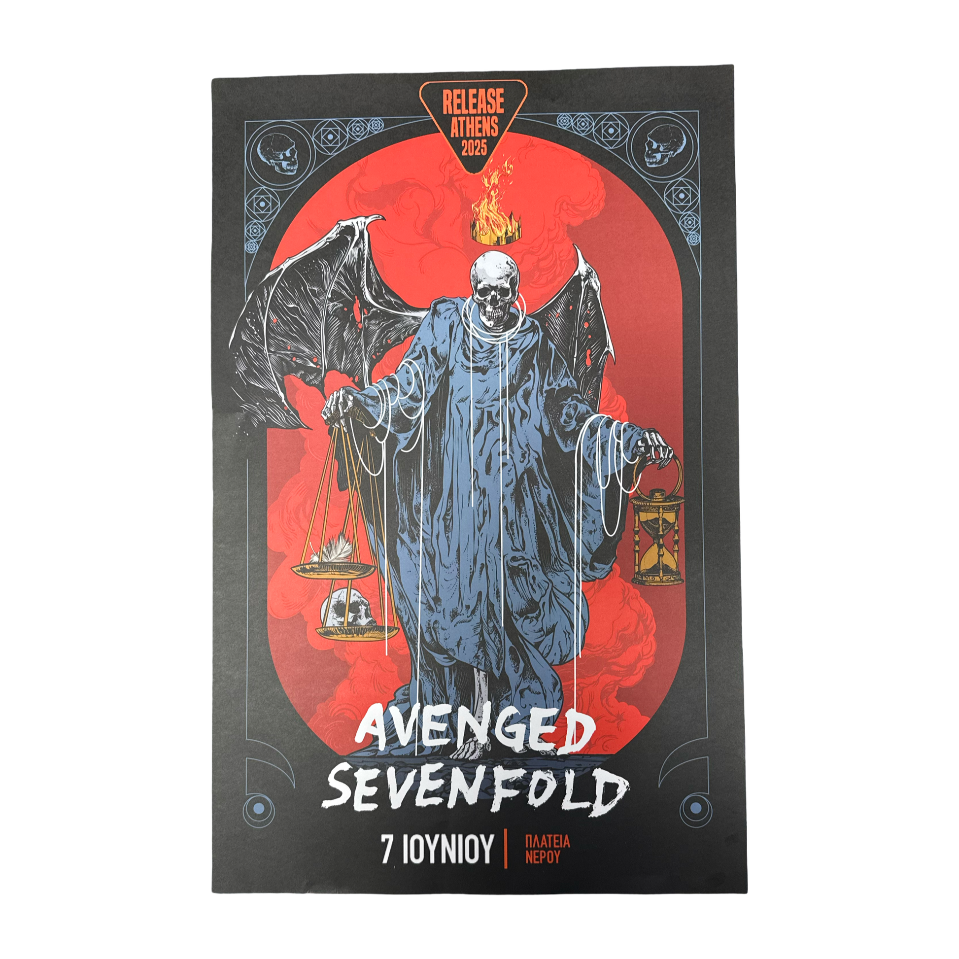 Avenged Sevenfold Athens Red Variant - Poster – A7X World