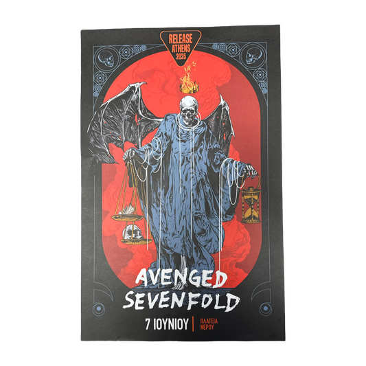 Avenged Sevenfold Athens Red Variant - Poster