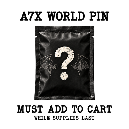 SPEND $60 GET FREE "A7X WORLD PIN" - MUST ADD TO CART