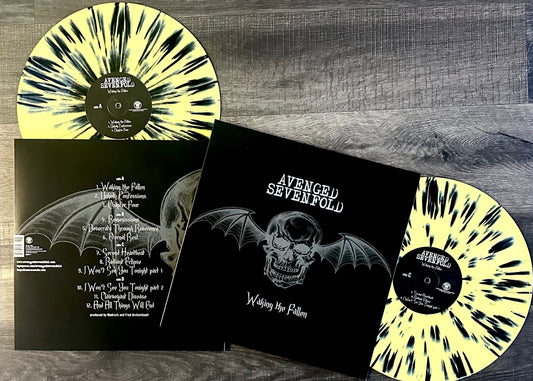 Avenged Sevenfold 'Waking the Fallen' Yellow With Black Splatter - Vinyl Record