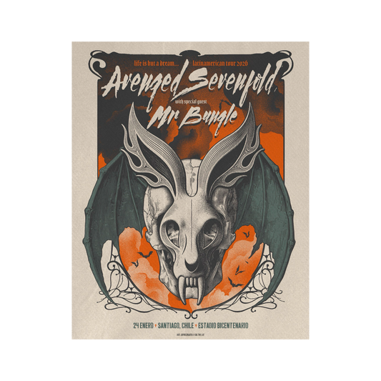 Avenged Sevenfold Chile Orange Variant - Poster