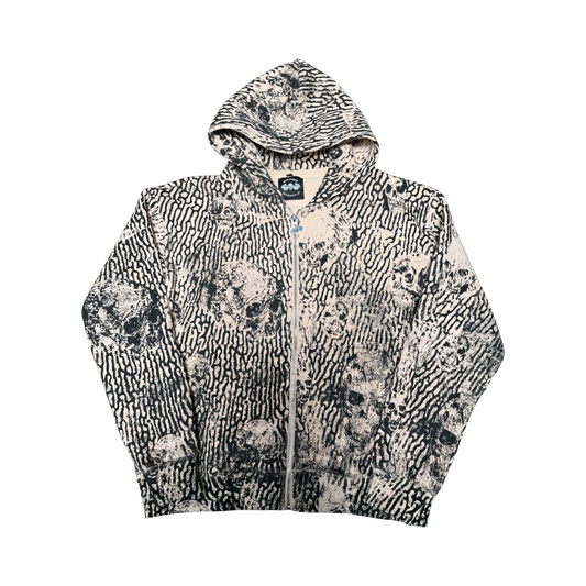 Skulls - Heavyweight Hooded Zip Up