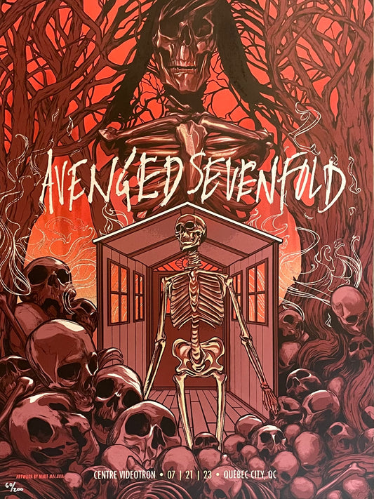 Avenged Sevenfold Tinley Park Green Variant - Poster