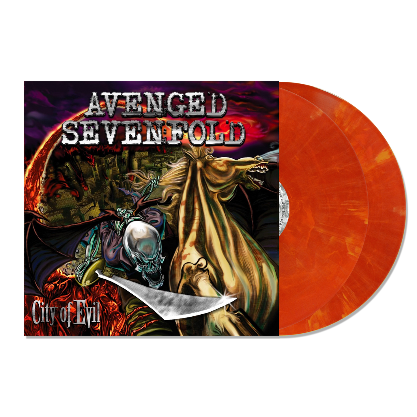 Avenged Sevenfold 'City Of Evil' 20th Anniversary Eruption Blend - Vinyl Record