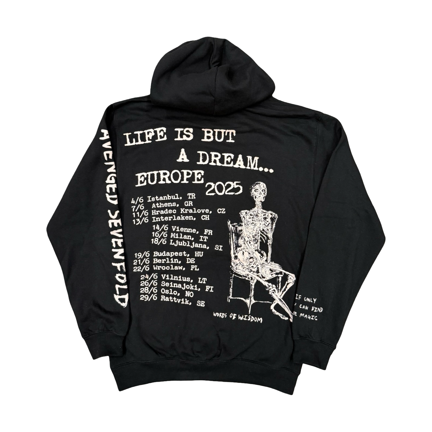 Avenged Sevenfold Europe Tour LIBAD - Hooded Pullover