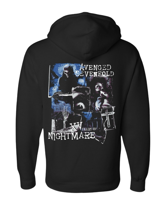 Nightmare - Black Heavyweight Hooded Pullover (Nightmare 15th Anniversary)