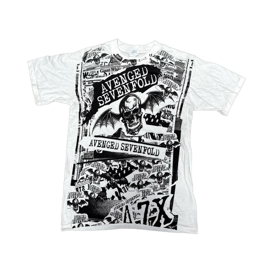 Vintage Newspaper Print - Tour Tee