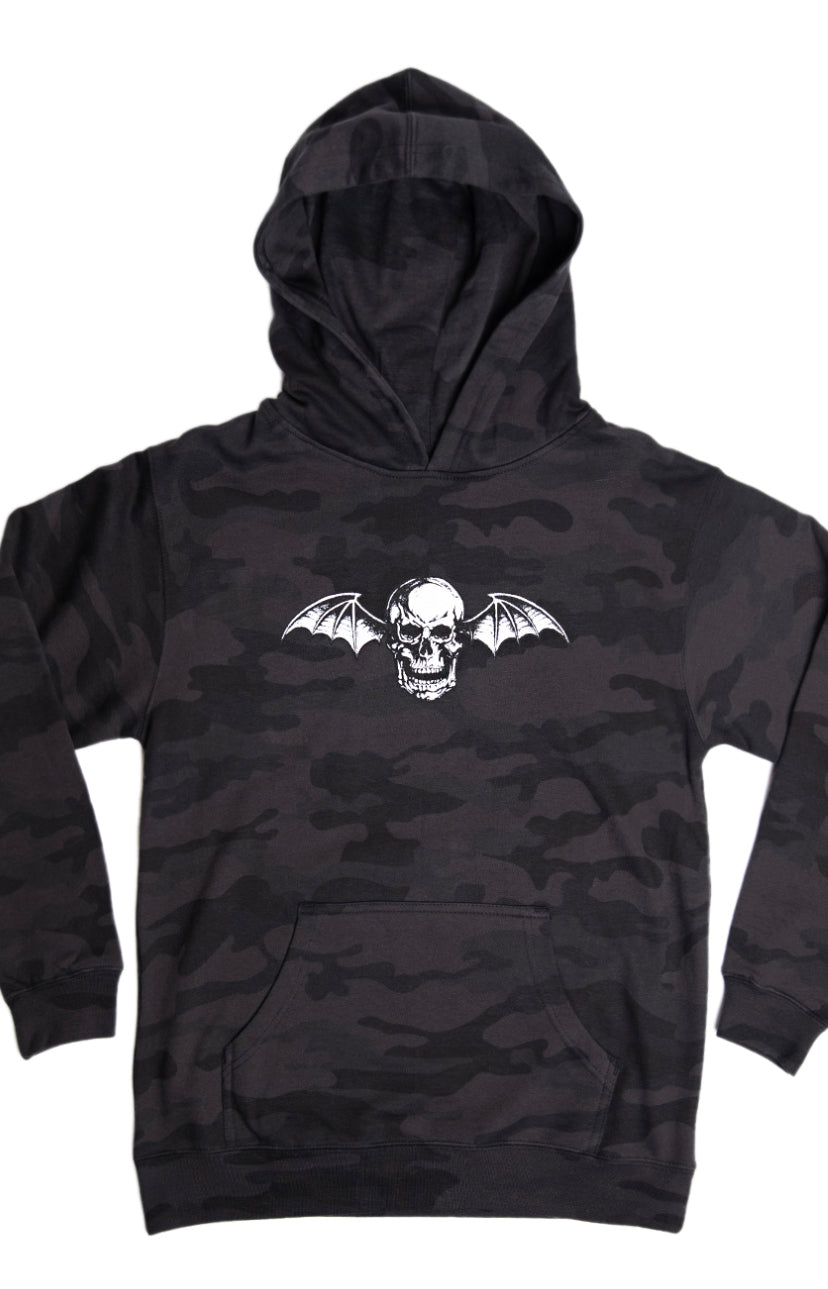 Kids Shadow Camo - Hooded Pullover