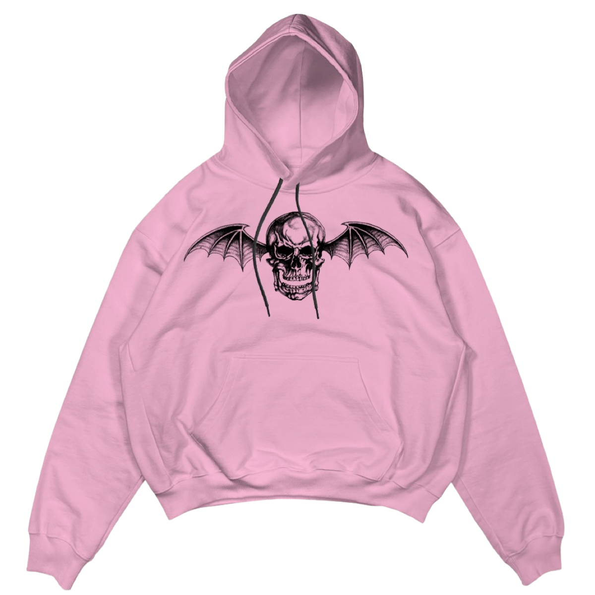 Pink Deathbat - Hooded Pullover
